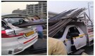 ‘Final Destination moment?’: Iron rods smash into car on road in viral video, netizens slam lack of road safety