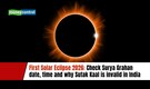 First Solar Eclipse 2026: Check Surya Grahan date, time and why Sutak Kaal is invalid in India
