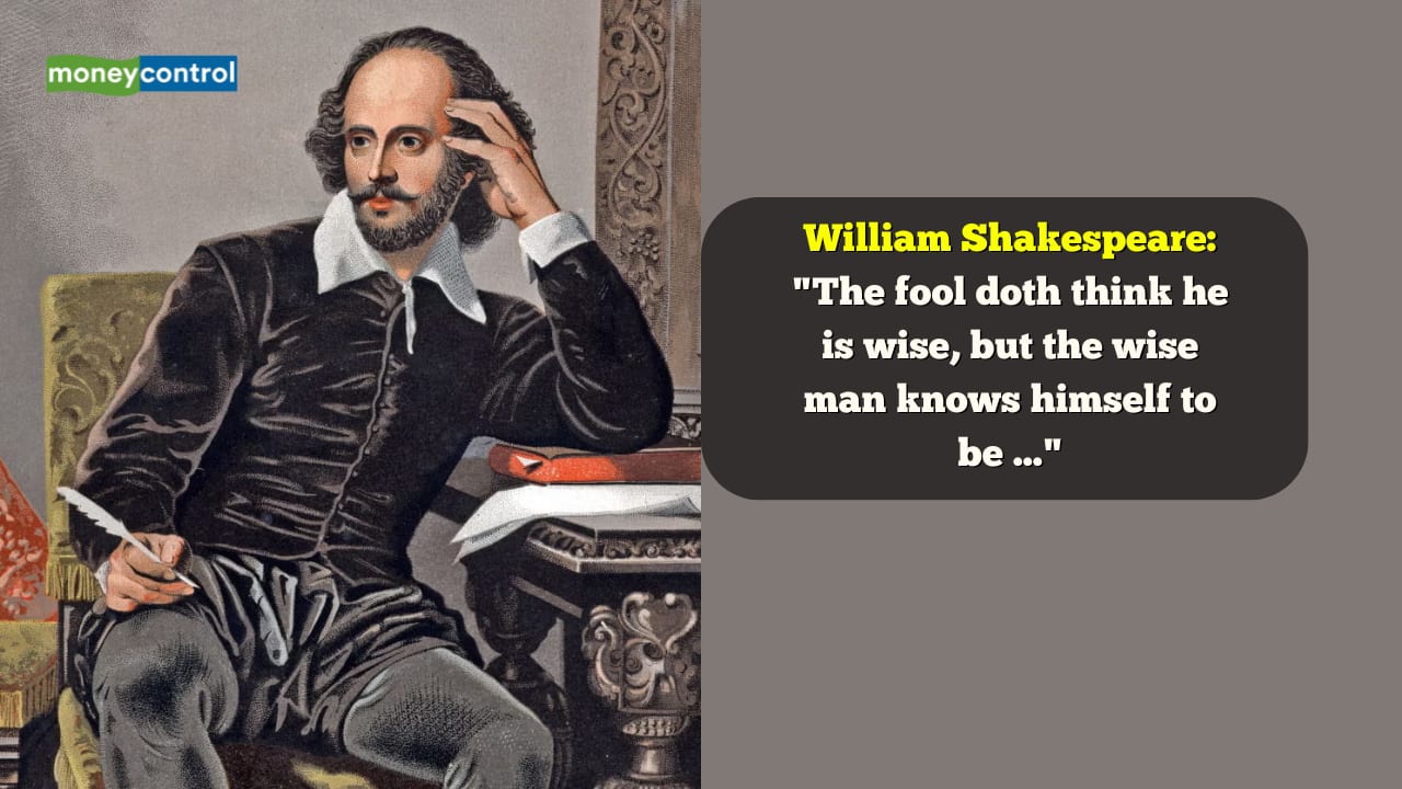 Quote of the Day by William Shakespeare: "The fool doth think he is wise, but the wise man knows himself to be ..."