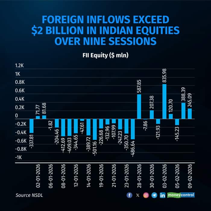 fii inflows