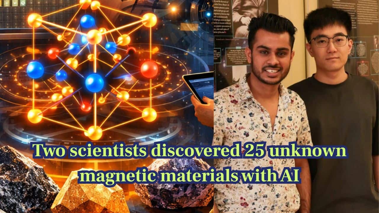 Scientists amazed as AI uncovers 25 previously unknown "Magnetic Materials"