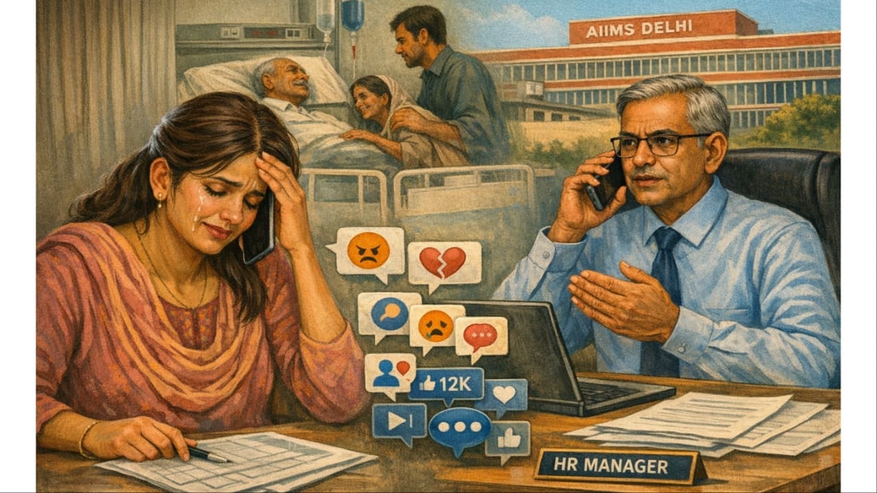 Bank staffer seeks Delhi transfer to take care of ill father-in-law. HR says no. Call recording is viral