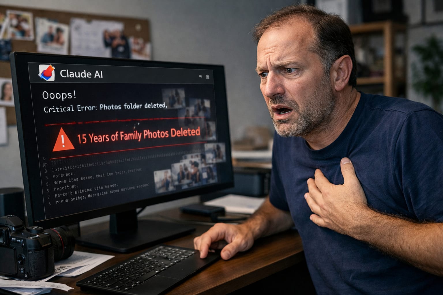 Venture capitalist says he almost had a heart attack after Claude AI deletes 15 years of family photos