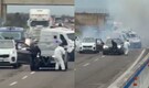Viral video shows armed gang blasting cash van on Italian highway. Internet shocked
