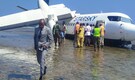 Somalia runway scare: 55 people escape safely as plane slides into Indian Ocean | Watch