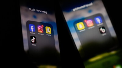 Social media networking apps. Bloomberg