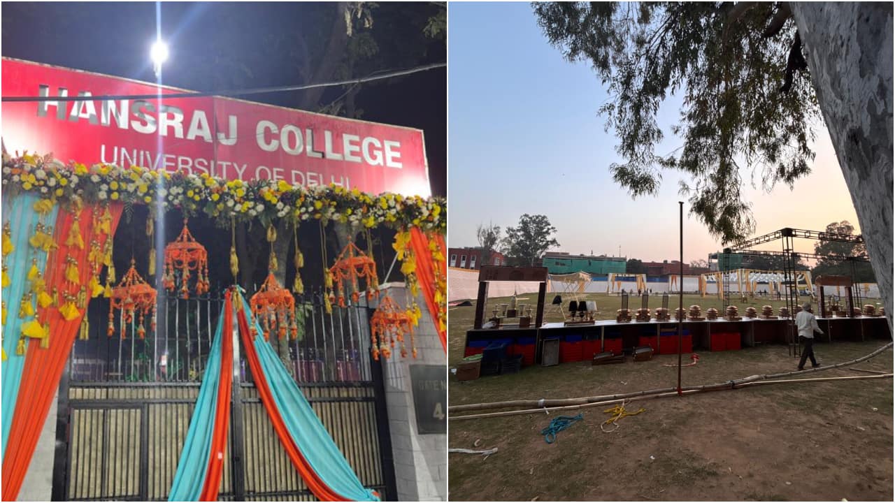 Hansraj College wedding row: Backlash erupts as students protest principal's son wedding on campus