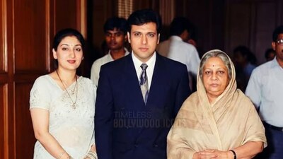 Taking to Instagram on Wednesday, Sunita shared an old photograph featuring herself alongside Govinda and Nirmala Devi.