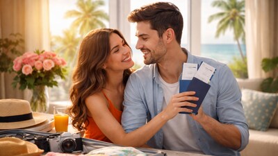 A new Booking.com report reveals that men who plan and book trips are seen as more attractive, with travel emerging as the ultimate modern romantic gesture.