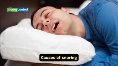 Causes of snoring: Often, snoring is caused when relaxed muscle tone and bulky tissue restrict airflow, leading to turbulent breathing sounds (Image: Canva)