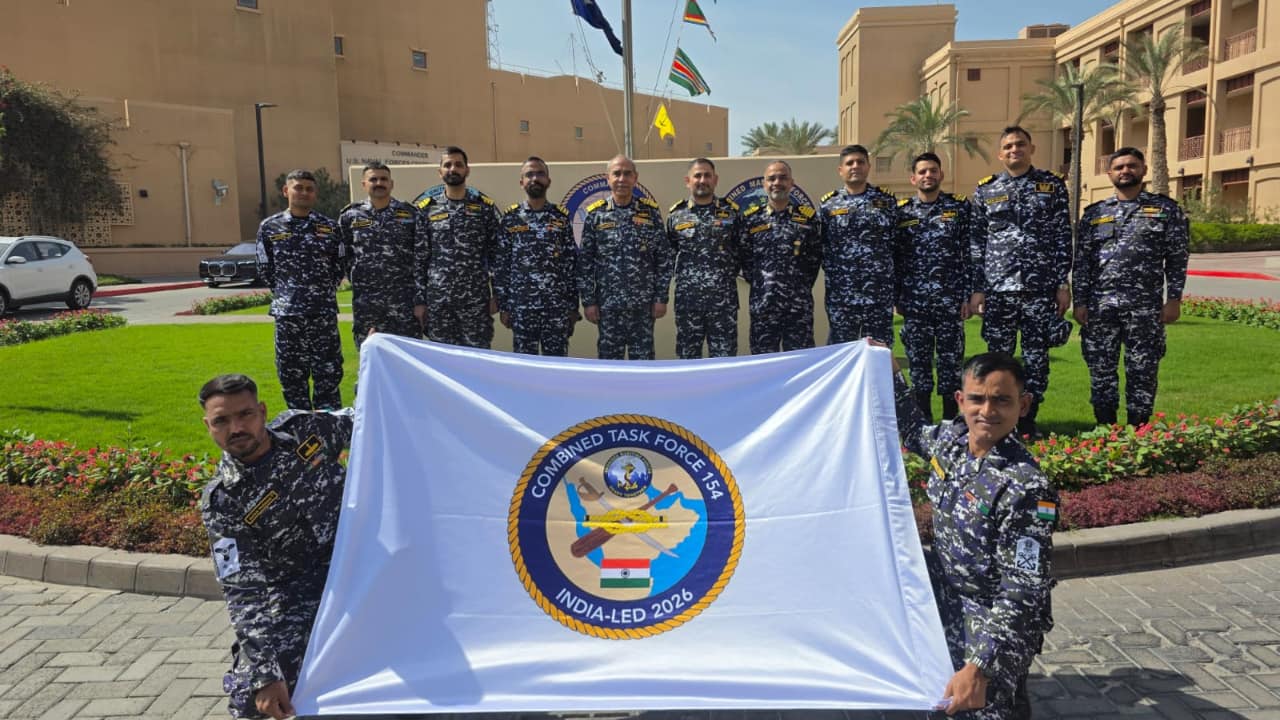 Indian Navy takes command of CTF 154 in major boost to maritime role