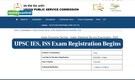 UPSC IES, ISS Registration 2026 Begins: Apply Online by March 3, Direct Link Here