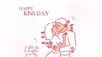 Happy Kiss Day: 55+ Wishes, images, messages and quotes to share with dear ones (Pic: Canva)
