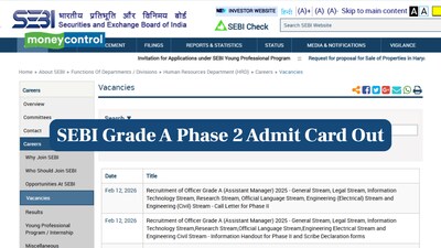SEBI Grade A Phase 2 Admit Card Out at sebi.gov.in, Direct Link to Download Here