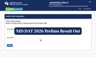 NID DAT 2026 Prelims Result Out for M.Des, Direct Link to Download Here