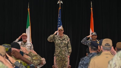 Command of CTF 154 transitions from Italian Navy to Indian Navy (X.com/IndiannavyMedia)