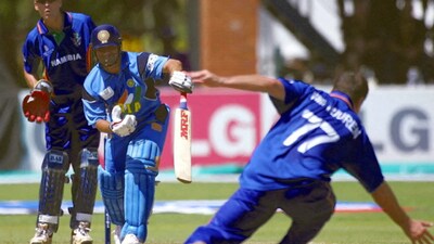 Namibia cricket president revisits dismissing Sachin Tendulkar at 2003 World Cup (AFP Photo)
