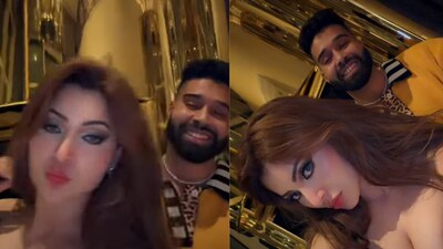Urvashi Rautela celebrates birthday with AP Dhillon at Burj Al Arab on Valentine’s Day