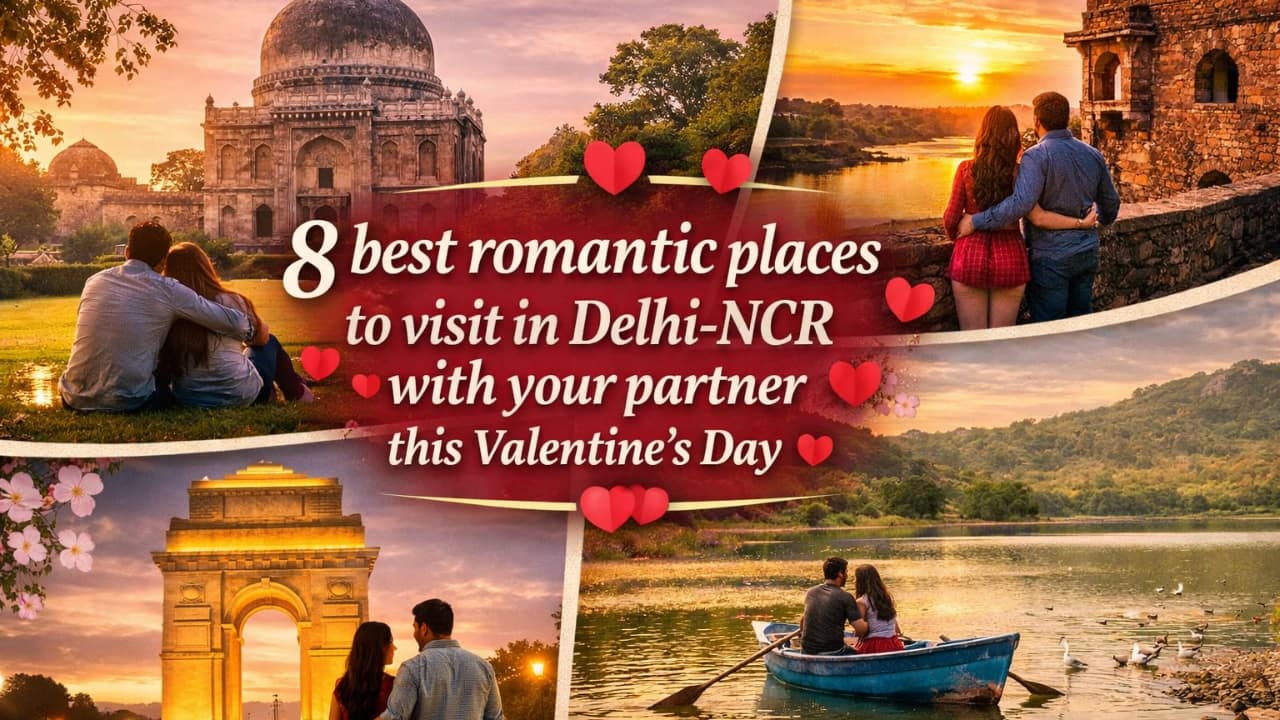 8 best romantic places to visit in Delhi-NCR with your partner this Valentine’s Day