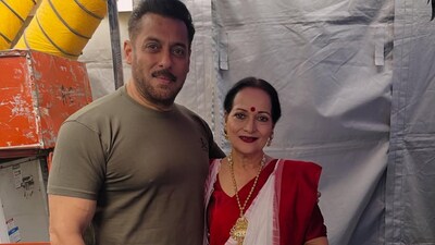 Himani Shivpuri reunites with Hum Aapke Hai Koun co-star Salman Khan, says, ‘same mischievous twinkle in his eyes’