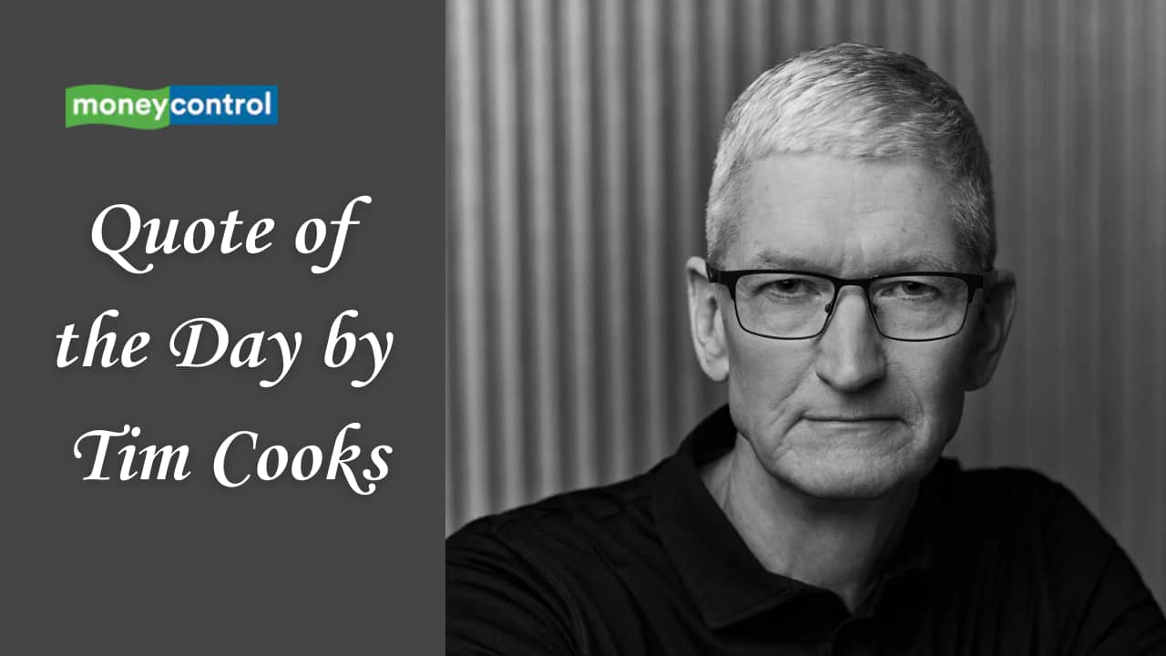 Quote of the Day by Tim Cooks: “Have the moral courage to stand up for what you believe in, even when...”