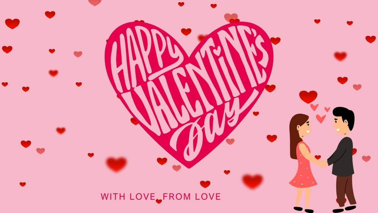 Romantic Valentine’s Day 2026 wishes for couples to share online (Image: Canva)