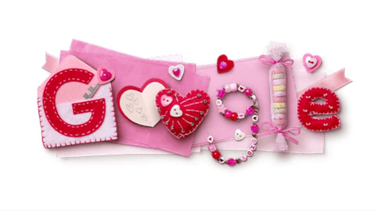 Google marks Valentine’s Day with unique doodle featuring handmade gifts
