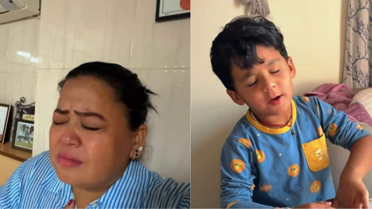 Bharti Singh breaks down as baby Kaju receives first vaccination, watch video