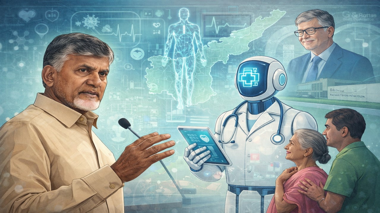Andhra CM Chandrababu Naidu proposes ‘one AI doctor per person’ model, sparks debate
