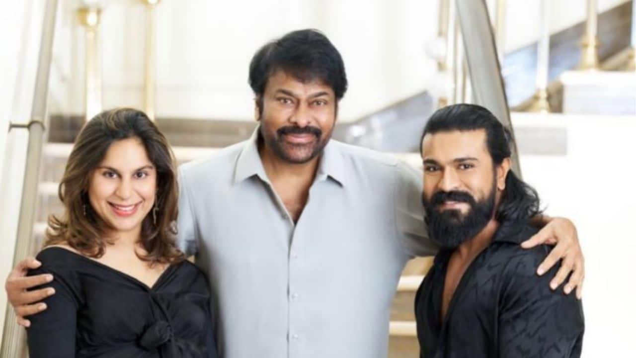 Chiranjeevi praises Ram Charan and Upasana for choosing spiritually rooted names for their twins