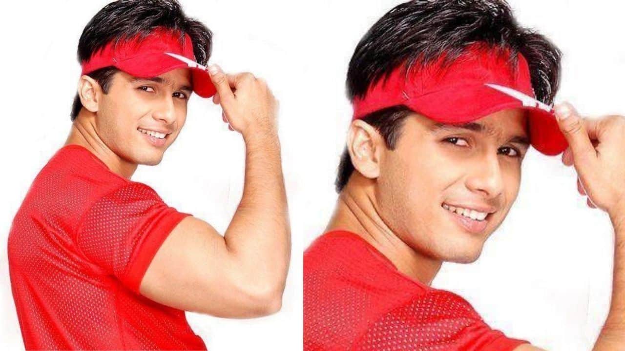 Shahid Kapoor Shahid’s red sporty look is all about easy confidence. The fitted red tee paired with a matching visor reflects his youthful, energetic side, effortless yet striking. It’s a look that feels playful, approachable, and very much in sync with his romantic-boy-next-door image.