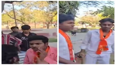 Crowd takes on alleged moral policing, internet cheers