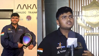 At just 17, Aditya Pandya from Gujarat has become India’s youngest male analog astronaut after completing an eight-day Moon simulation mission in Gujarat. (Image: PTI)
