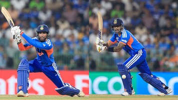 India vs Pakistan Live Score, T20 World Cup: Suryakumar Yadav-Tilak Varma in focus, IND cross 100 with 8 overs to go
