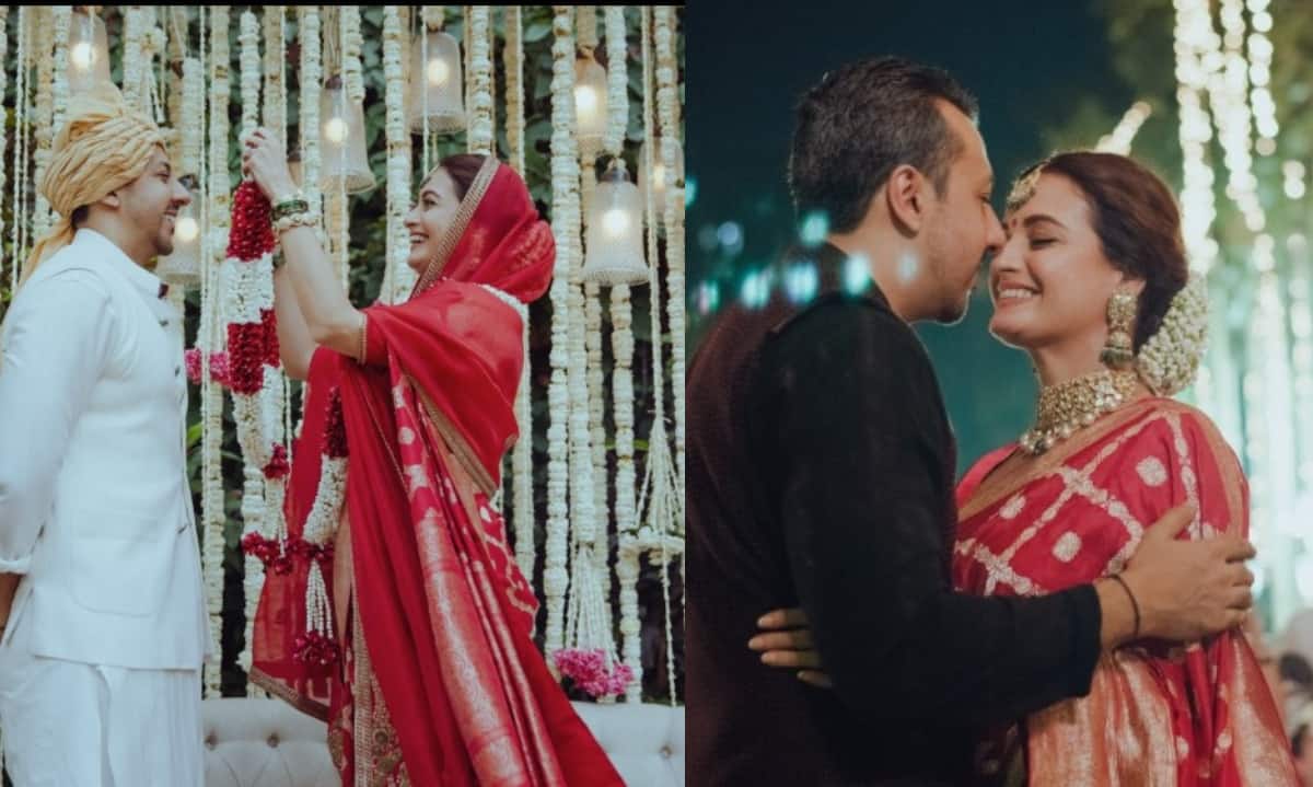 Dia Mirza drops unseen wedding pics with Vaibhav Rekhi as couple celebrates five years of love