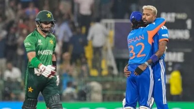 Hardik Pandya's ice-cold reaction to Sahibzada Farhan's wicket sets social media on fire (AFP Photo)