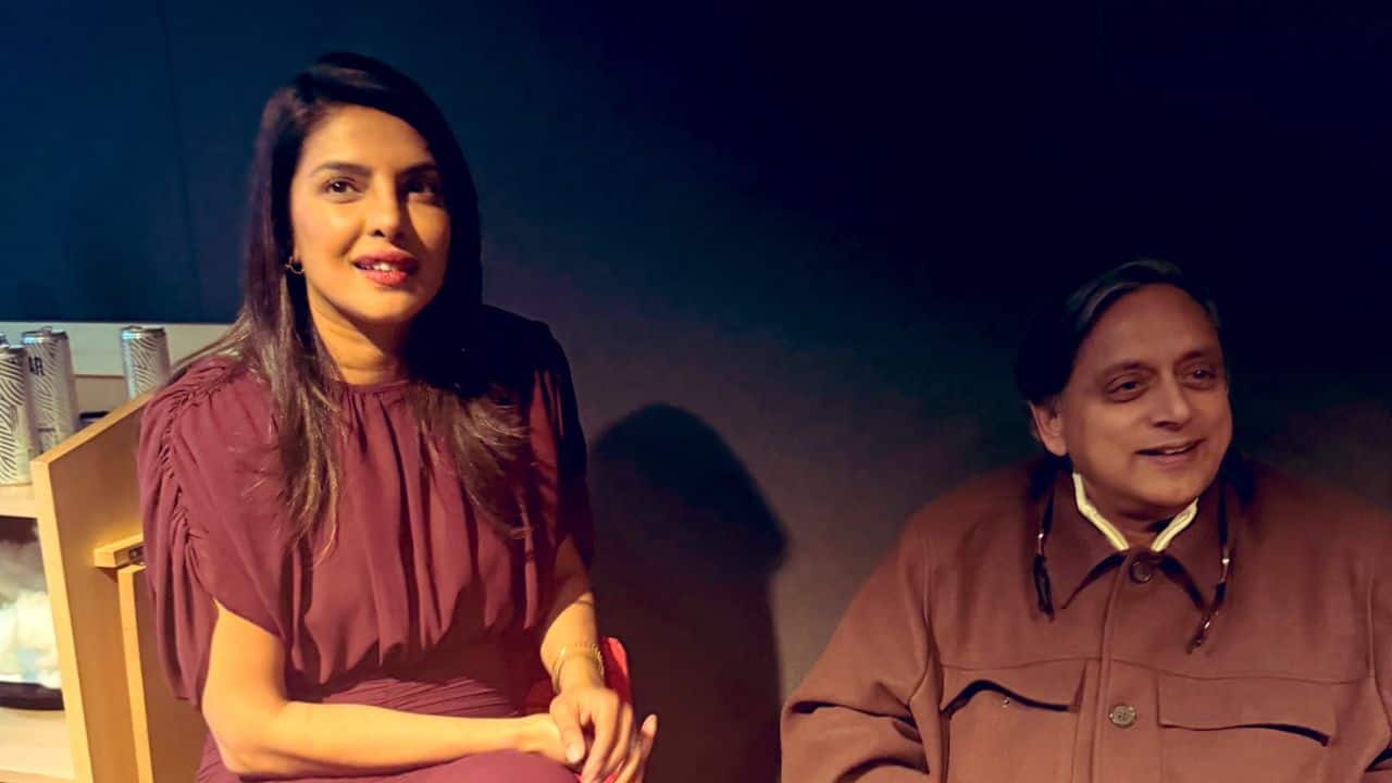 Priyanka Chopra meets Shashi Tharoor at Harvard University event; latter calls her remarkable: "She has made India proud"