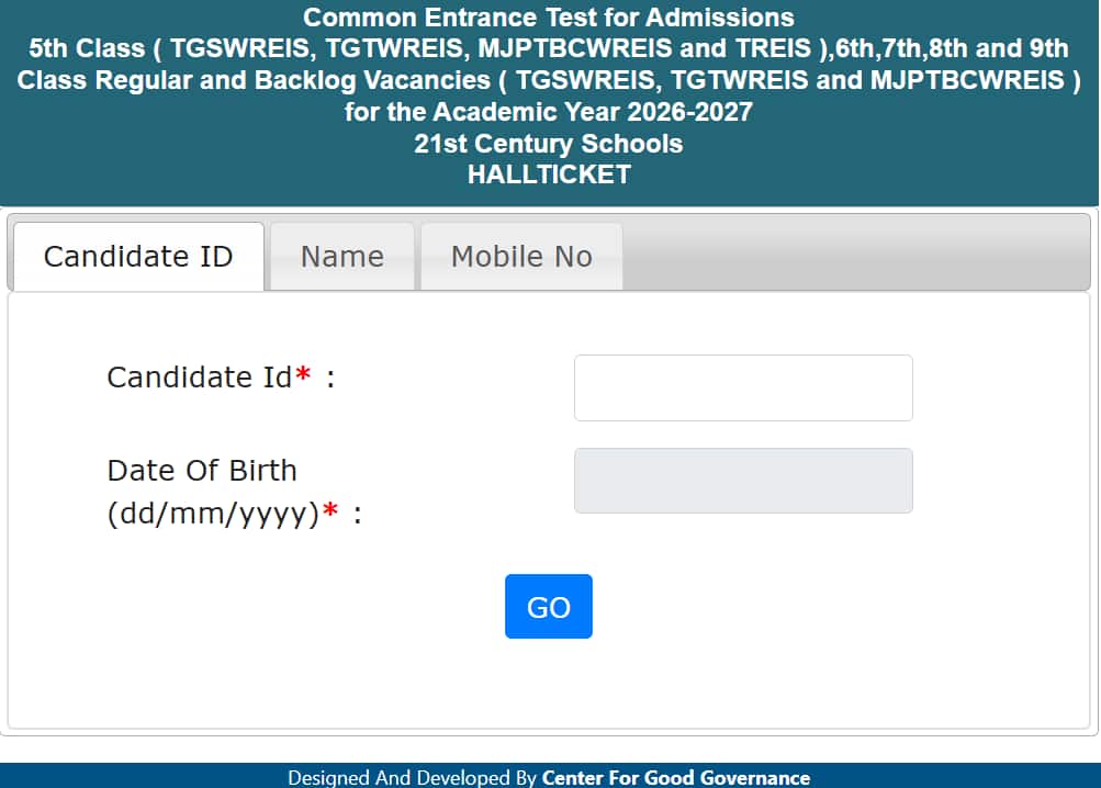 TGCET: Telangana Gurukulam hall ticket 2026 released @ tgcet.cgg.gov.in, direct link here
