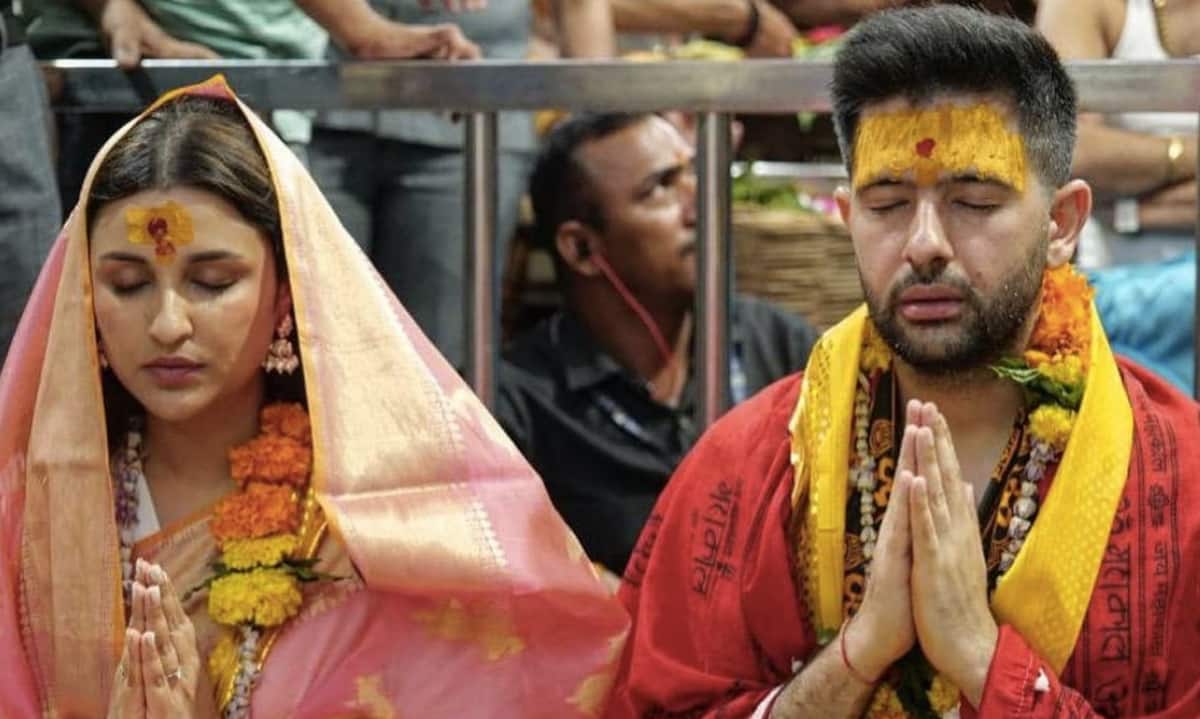 Raghav Chadha posts old Mahakaleshwar visit video with Parineeti Chopra on Mahashivratri