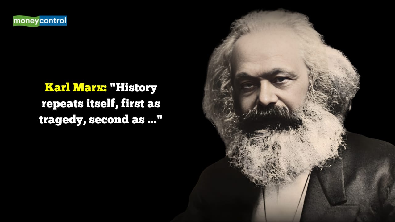 Quote of the Day by Karl Marx: "History repeats itself, first as tragedy, second as ..."