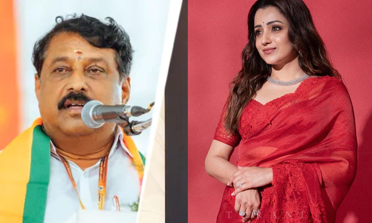 Tamil Nadu BJP chief Nainar Nagendran expresses regret after crass remark on Trisha Krishnan