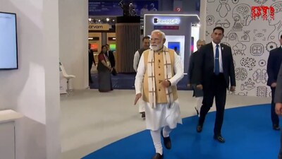PM Modi at India AI Impact Summit in New Delhi on February 16