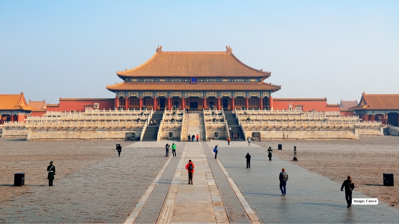 2. Forbidden City, Beijing At the heart of Beijing lies a sprawling palace complex that once housed emperors for nearly five centuries. The Forbidden City unfolds in layers of grand courtyards, carved marble bridges and golden rooftops that glow under the sun. As you pass through its gates, the scale of imperial China becomes tangible — disciplined, ornate and powerful.