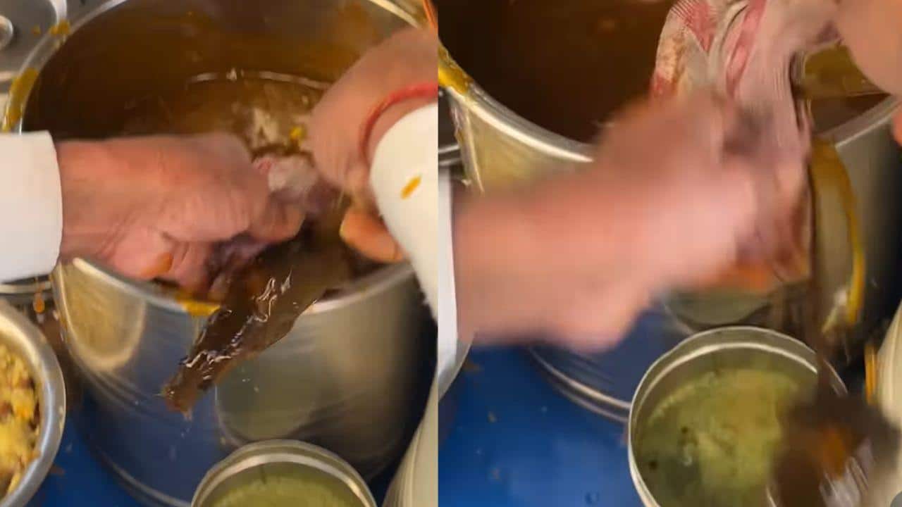 Viral Amritsar clip shows vendor fishing live rat from pani puri mix - 'Please say it's AI'