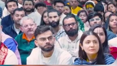 Anushka Sharma and Virat Kohli seek spiritual blessings from Premanand Maharaj in Vrindavan