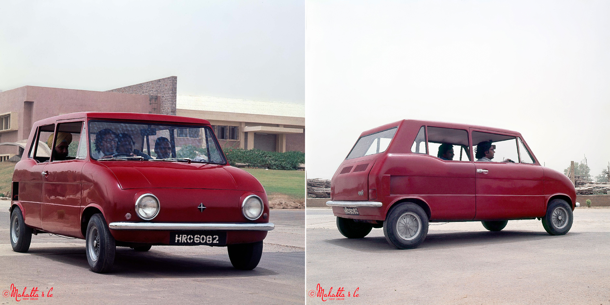 Consider this image of the first-ever Maruti concept car to be produced at the company’s NCR factory. Don’t miss the car name embossed in Hindi at the back. (Photos via Mahatta &amp; Sons)
