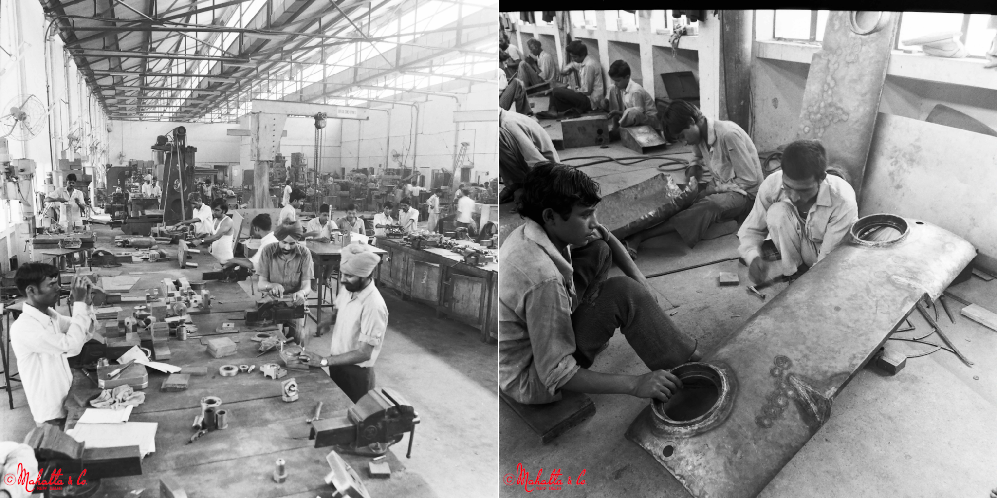 The Maruti project saw some ups and downs in the early years, but the company is still credited with building an entire ecosystem — bringing in new technology, equipping local vendors to make auto parts, setting up networks for distribution and servicing. These photos of the earliest days serve as reminders of how it all began — typically low-tech, often manual and understandably small-scale. (Photos courtesy Mahatta &amp; Sons)