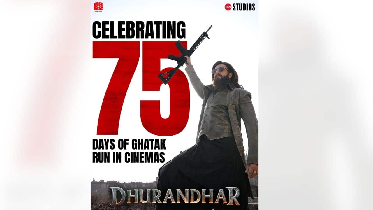 Dhurandhar completes 75 days in cinemas; Sequel set for 19 March 2026 release