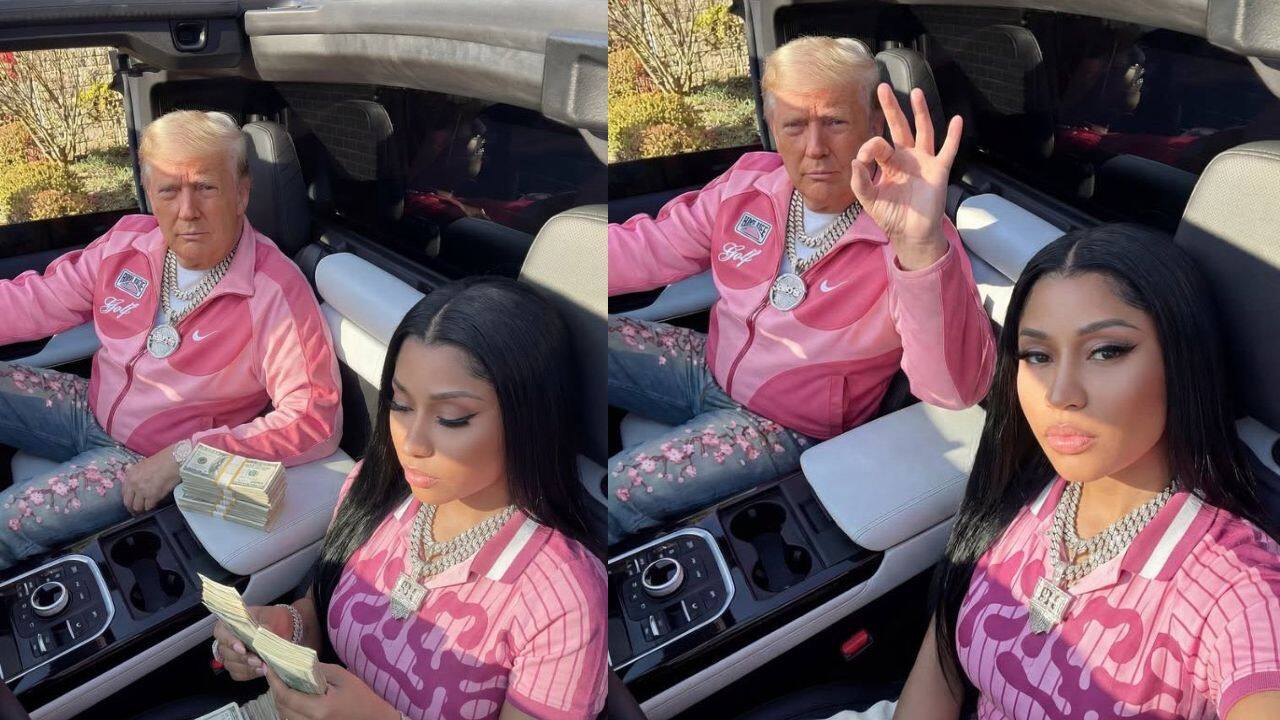 ‘AI or real?’ Nicki Minaj’s cash-counting photos with ‘bestie’ Trump go viral on President's Day