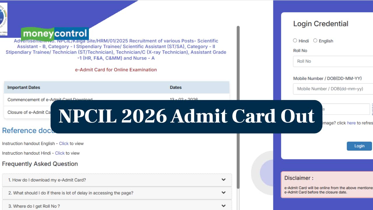 NPCIL 2026 Admit Card Released, Check Direct Link to Download Here